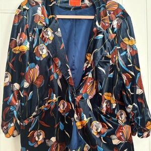 ModCloth Vintage-Style Velvet Blazer (XL)